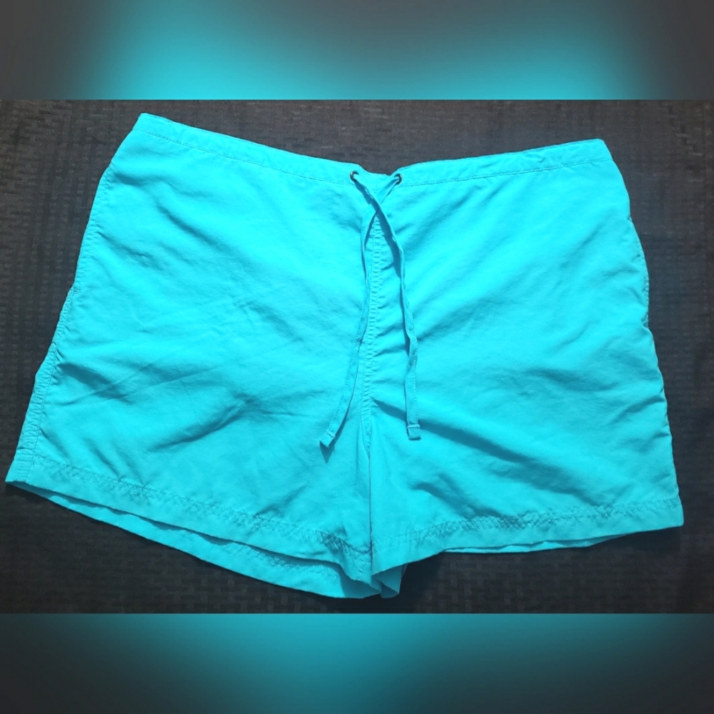 LL Bean Mens Blue Swim Shorts Size XL Beach Waterpark Cruise